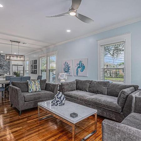 Luxury Designer Villa By The Beach Bright Beautiful Brand New Galveston Extérieur photo